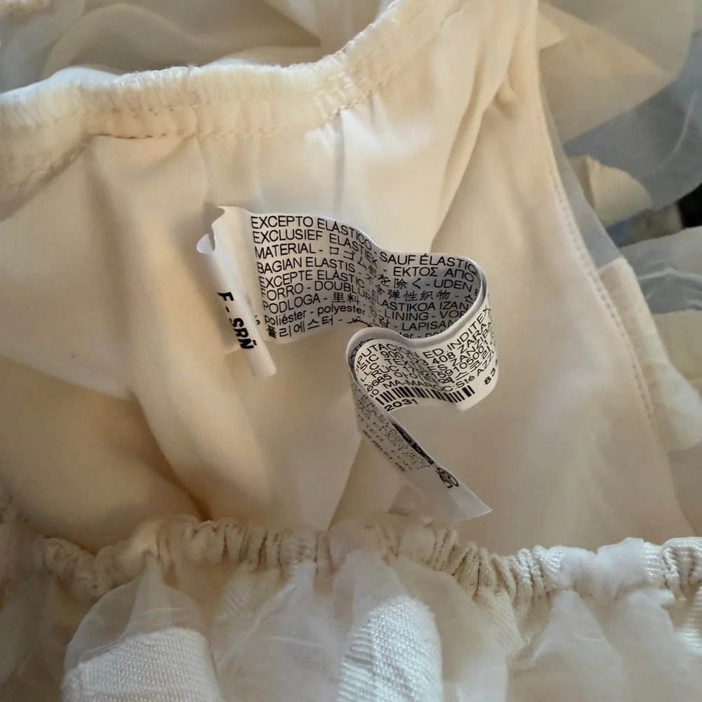 Elegant Cream bachelorette party Puff Sleeve Top